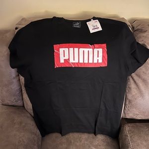 Puma T-Shirt Color:Black/Red Size:XXL
